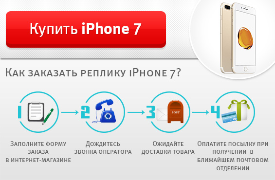 Купить iPhone 7  реплика