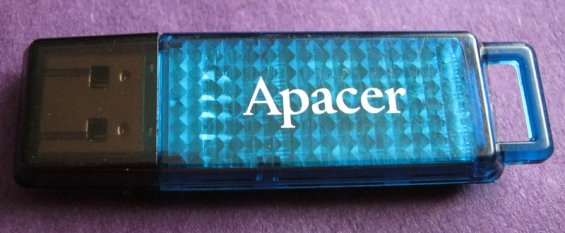 фирма Apacer емкость флеш карты 4 гб
