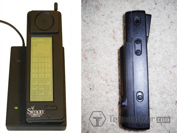 Смартфон IBM Simon самый старый первый резистивный тачскрин