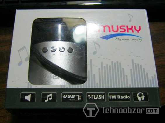 мультимедийная колонка -  МП-3 радиоприёмник с USB Musky HJ-88