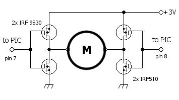 Драйвер двигателей схема на транзисторах