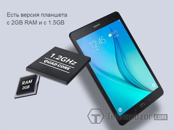Технические характеристики Samsung Galaxy Tab A 9.7