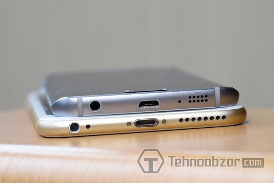 Дизайн Galaxy S6 Edge и IPhone 6