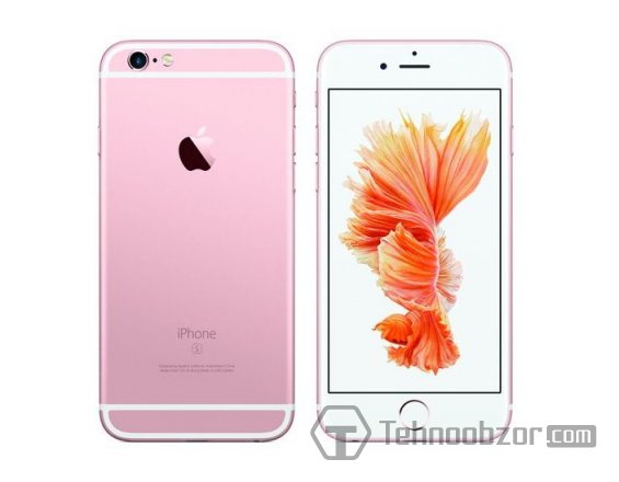 Палитра корпуса iPhone 6s и iPhone 6s "розовое золото"