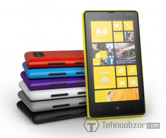 Внешний вид Nokia Lumia 820