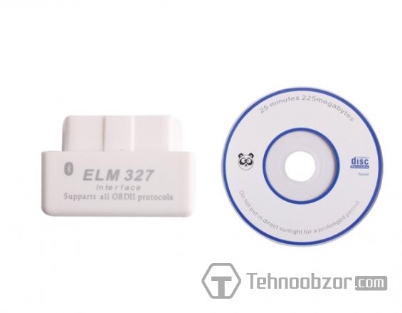 Bluetooth автосканер ELM327 с программным обеспечением