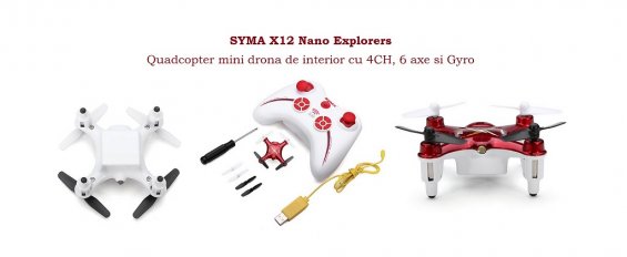 Комплектующие Syma X12 Nano