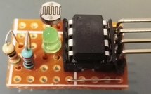 Миниатюрный датчик света на микроконтроллере