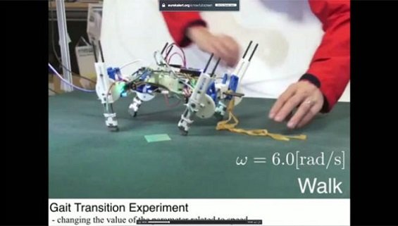 Тестирование изменения скорости четырёхколёсного робота