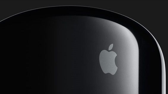 Логотип Apple на Mac Pro