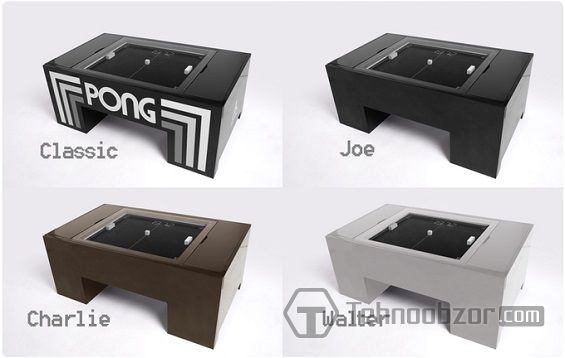 Дизайнерские решения IRL Pong