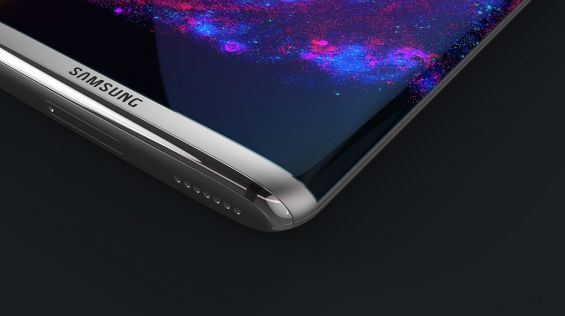 Нижняя грань и микрофон Samsung Galaxy S8