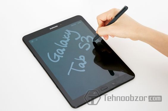 Рисование стилусом на Samsung Galaxy Tab S3