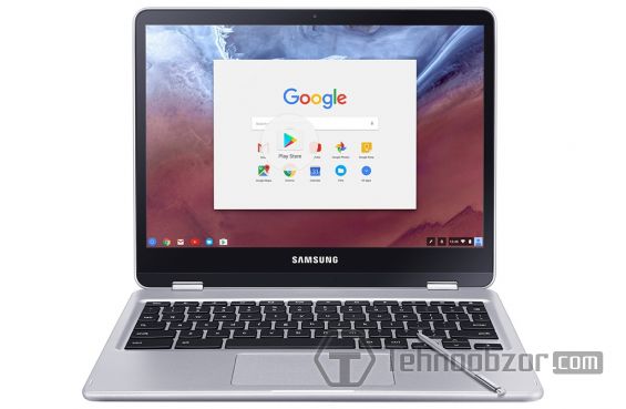 Дизайн Samsung Chromebook Plus