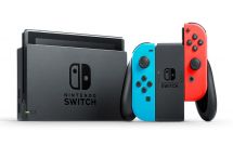 Nintendo Switch на белом фоне