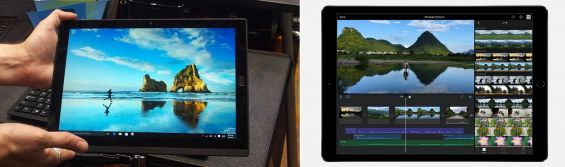 Отснятые фото Apple iPad Pro и Lenovo ThinkPad X1