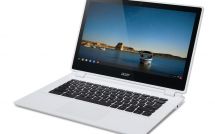 Chromebook на белом фоне