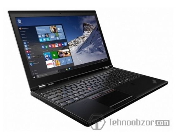 Внешний вид Lenovo ThinkPad P50