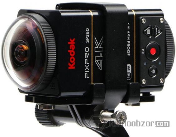 Kodak Pixpro SP360 4K вид сбоку
