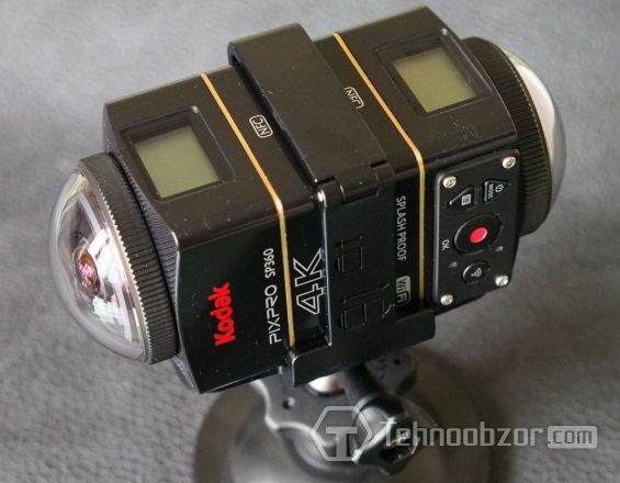 Камера Kodak Pixpro SP360 4K вид сверху