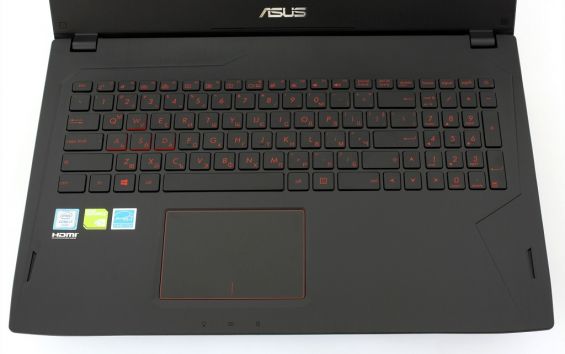 Клавиатура и тачпад ASUS FX502VM