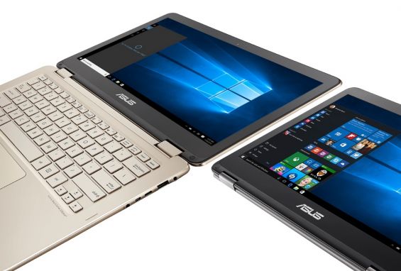 Два ноутбука модели Asus ZenBook Flip UX360CA