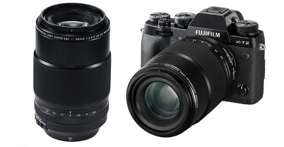 Объектив Fujinon XF80mmF2.8 R LM OIS WR Macro и фотоаппарат Fujifilm