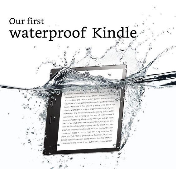Amazon Kindle Oasis с защитой от воды
