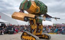 В Megabots затеяли турнир по боям больших роботов