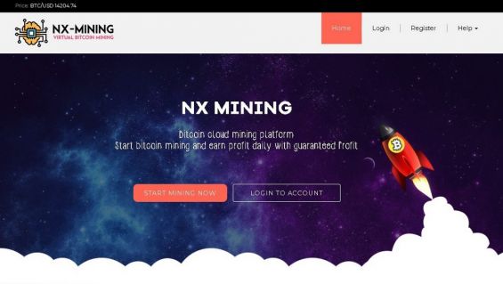 Главная страница ресурса NX-Mining.com