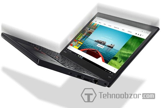 Ноутбук Lenovo ThinkPad X270 в раскрытом состоянии