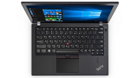 Ноутбук Lenovo ThinkPad X270 вид сверху