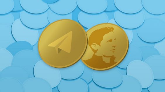Монеты с изображением криптовалюты Gram и профиля Павла Дурова