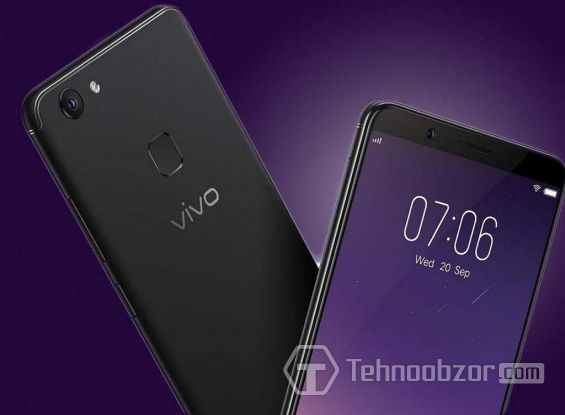 Дисплей и задняя панель смартфона Vivo V7