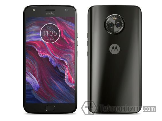 Экран и основная камера телефона Motorola Moto X4