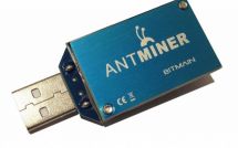 USB ASIC Miner на белом фоне