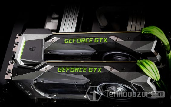Две видеокарты GeForce GTX