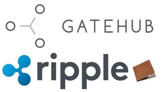 Изображение значка биржи Gatehub, криптовалюты Риппл и кошелька