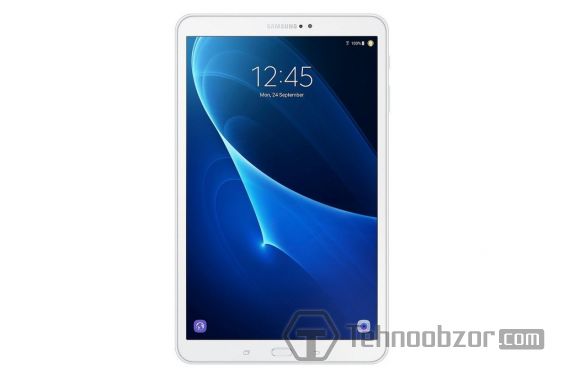 Планшет Samsung Galaxy Tab A 10.1 на белом фоне