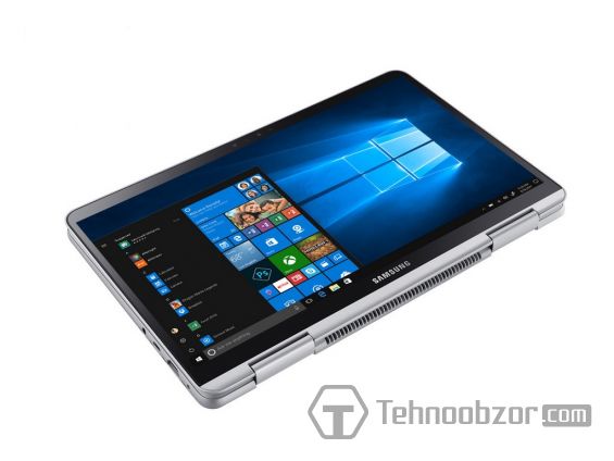 Экран ноутбука Samsung Notebook 9 Pen крупным планом