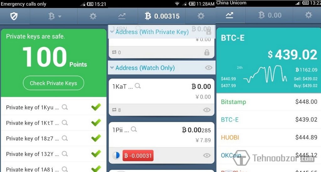bitcoin кошелек для андроид на русском