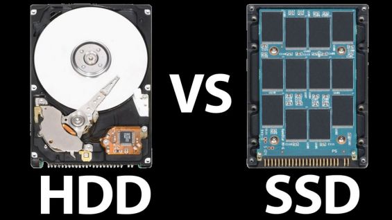 Изображение противостояния винчестера HDD и SSD-накопителя