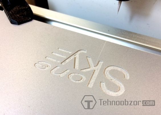 Результат фрезеровки 3D-принтером SkyOne