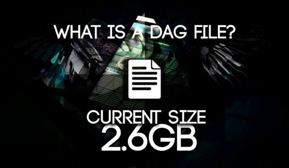 Текущий размер ДАГ файла Эфира
