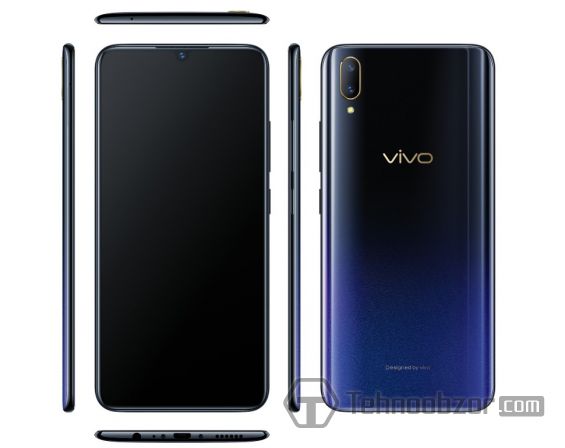 Дизайн смартфона Vivo 11