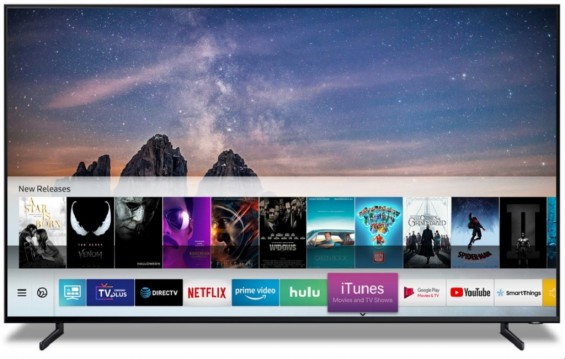 Приложение iTunes Movies/TV Shows на телевизоре Samsung