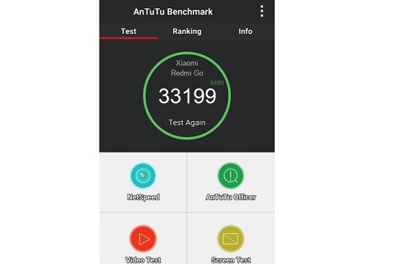 Результат теста Xiaomi Redmi Go в бенчмарке AnTuTu