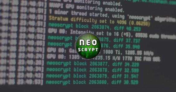 Значок алгоритма NeoScrypt крупным планом