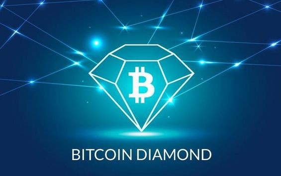 Логотип криптовалюты Bitcoin Diamond