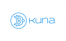 Эмблема биржи Kuna на белом фоне